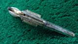 CASED ENGRAVED REMINGTON RIDER POCKET REVOLVER WITH MOTHER OF PEARL GRIPS - 4 of 16