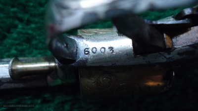 CASED ENGRAVED REMINGTON RIDER POCKET REVOLVER WITH MOTHER OF PEARL GRIPS - Image 13 of 16