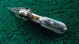 CASED ENGRAVED REMINGTON RIDER POCKET REVOLVER WITH MOTHER OF PEARL GRIPS - 6 of 16