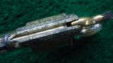 CASED ENGRAVED REMINGTON RIDER POCKET REVOLVER WITH MOTHER OF PEARL GRIPS - 11 of 16