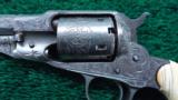 CASED FACTORY ENGRAVED REMINGTON NEW MODEL POLICE CONVERSION - 9 of 21