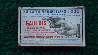 GAULOIS PALM SQUEEZER 8MM RIM FIRE EXTRA SHORT