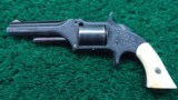CASED SMITH & WESSON ENGRAVED MODEL 1-1/2 FIRST ISSUE REVOLVER - 4 of 15