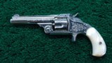 FACTORY ENGRAVED NUMBER 1-1/2 CALIBER 32 SMITH & WESSON REVOLVER - 2 of 12