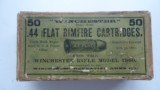 A BOX OF 44 CALIBER RIM FIRE CARTRIDGES - 7 of 11