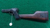 CANADIAN INGLIS MK. 1 HI-POWER PISTOL WITH SHOULDER STOCK - 2 of 17