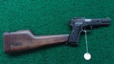 CANADIAN INGLIS MK. 1 HI-POWER PISTOL WITH SHOULDER STOCK - 3 of 17