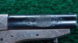 **Sale Pending** RARE ENGRAVED AND CASED PEPPERBOX - 8 of 16