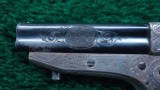 **Sale Pending** RARE ENGRAVED AND CASED PEPPERBOX - 7 of 16