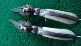 EXTREMELY RARE PAIR OF REMINGTON NEW MODEL POLICE CONVERSION REVOLVERS - 5 of 13