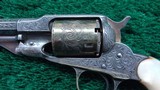EXTREMELY RARE PAIR OF REMINGTON NEW MODEL POLICE CONVERSION REVOLVERS - 10 of 13