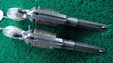 EXTREMELY RARE PAIR OF REMINGTON NEW MODEL POLICE CONVERSION REVOLVERS - 3 of 13
