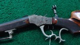STEVENS 44-1/2 EXTRA HEAVY WEIGHT SCHUETZEN 2 BARREL RIFLE SET - 2 of 24
