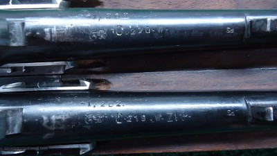 AUSTRIAN MADE 2-BARREL SET OF O/U DOUBLE BARREL RIFLE - Image 13 of 22