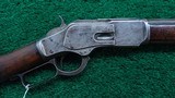 WINCHESTER 1873 WITH SCARCE 28 INCH OCTAGON BULL BARREL - 1 of 17