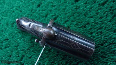 PIPE CASED BELGIUM MADE PEPPERBOX - Image 3 of 13