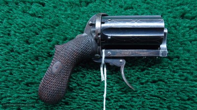 PIPE CASED BELGIUM MADE PEPPERBOX