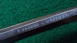 BEAUTIFUL GERMAN HALF STOCK PERCUSSION CARVED AND RELIEF ENGRAVED RIFLE - 6 of 21