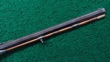 BEAUTIFUL GERMAN HALF STOCK PERCUSSION CARVED AND RELIEF ENGRAVED RIFLE - 7 of 21