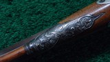 BEAUTIFUL GERMAN HALF STOCK PERCUSSION CARVED AND RELIEF ENGRAVED RIFLE - 15 of 21