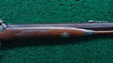 BEAUTIFUL GERMAN HALF STOCK PERCUSSION CARVED AND RELIEF ENGRAVED RIFLE - 5 of 21