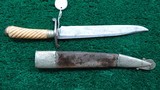 VERY EARLY UNMARKED BOWIE KNIFE - 2 of 9