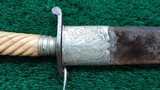VERY EARLY UNMARKED BOWIE KNIFE - 7 of 9