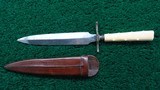 ‘I*XL’ MARKED DUEL EDGE BOWIE KNIFE - 1 of 8