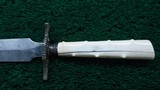 ‘I*XL’ MARKED DUEL EDGE BOWIE KNIFE - 7 of 8