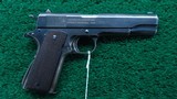 RARE COLT 1911 FROM ARGENTINE 1941 NAVY CONTRACT with the Swartz Safety device - 1 of 21