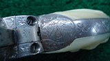 EXTREMELY RARE COLT EXHIBITION ENGRAVED PANEL NICKEL PLATED SINGLE ACTION ARMY REVOLVER - 9 of 23