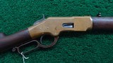 EARLY HENRY MARKED WINCHESTER 1866 RIFLE - 1 of 21