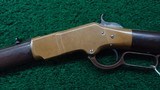 EARLY HENRY MARKED WINCHESTER 1866 RIFLE - 2 of 21