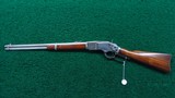 WINCHESTER MODEL 1873 SADDLE RING CARBINE WITH A SPECIAL ORDER FULL NICKEL FINISH - 17 of 18