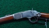 WINCHESTER MODEL 1873 SADDLE RING CARBINE WITH A SPECIAL ORDER FULL NICKEL FINISH - 2 of 18