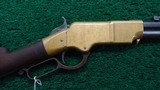VERY RARE HENRY RIFLE WITH INCREDIBLY SCARCE ROUND TOP CONFIGURATION - 1 of 18