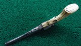 ENGRAVED COLT 1851 ROUND BARREL NAVY CALIBER 36 PERCUSSION - 4 of 15
