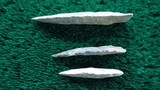 TWO LARGE ARROWHEADS AND A SMALL SPEAR POINT - 3 of 6