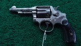 SMITH & WESSON SECOND MODEL 1902 -1st CHANGE .38 MILITARY & POLICE REVOLVER - 2 of 12