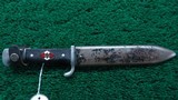 HITLER YOUTH KNIFE WITH SCABBARD - 1 of 8