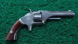 SMITH & WESSON 22 CAL TIP-UP MODEL NO.1 SECOND ISSUE REVOLVER - 1 of 10