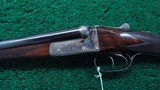 CASED ENGRAVED 28 GAUGE DOUBLE BARREL BY GEORGE GIBBS - 2 of 23