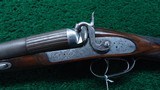 VERY LARGE 4 BORE DOUBLE BARREL PERCUSSION SHOTGUN - 2 of 19