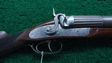 VERY LARGE 4 BORE DOUBLE BARREL PERCUSSION SHOTGUN - 1 of 19