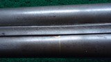 VERY LARGE 4 BORE DOUBLE BARREL PERCUSSION SHOTGUN - 6 of 19