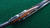 VERY LARGE 4 BORE DOUBLE BARREL PERCUSSION SHOTGUN - 3 of 19