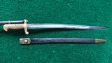 VERY RARE WINCHESTER 1873 SRC WITH SABER BAYONET IN 44 WCF - 11 of 24