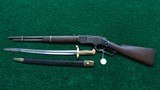 VERY RARE WINCHESTER 1873 SRC WITH SABER BAYONET IN 44 WCF - 23 of 24