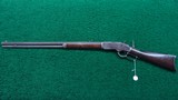 WINCHESTER 1873 2ND MODEL RIFLE WITH SCARCE EXTRA HEAVY WEIGHT BARREL - 16 of 17