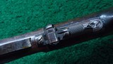 WINCHESTER 1873 2ND MODEL RIFLE WITH SCARCE EXTRA HEAVY WEIGHT BARREL - 8 of 17